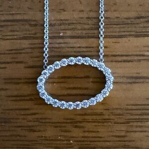 Hearts On Fire .88 ct Whimsical Diamond Pendant Necklace 18k White Gold